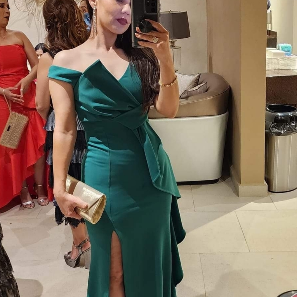 Green pretty dress